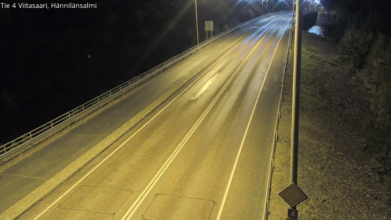 Weather Camera Image Väg 4 Viitasaari Hännilänsalmi, Viitasaari, Keski-Suomi