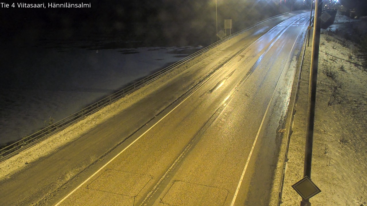 Weather Camera Image Väg 4 Viitasaari Hännilänsalmi, Viitasaari, Keski-Suomi