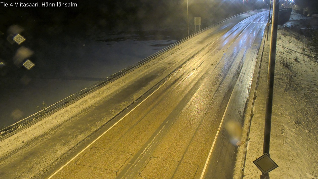 Weather Camera Image Väg 4 Viitasaari Hännilänsalmi, Viitasaari, Keski-Suomi