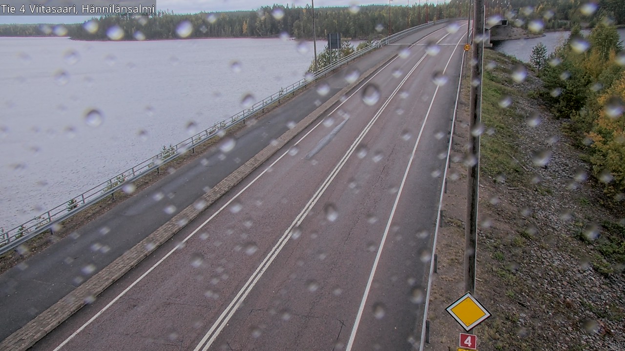 Weather Camera Image Väg 4 Viitasaari Hännilänsalmi, Viitasaari, Keski-Suomi