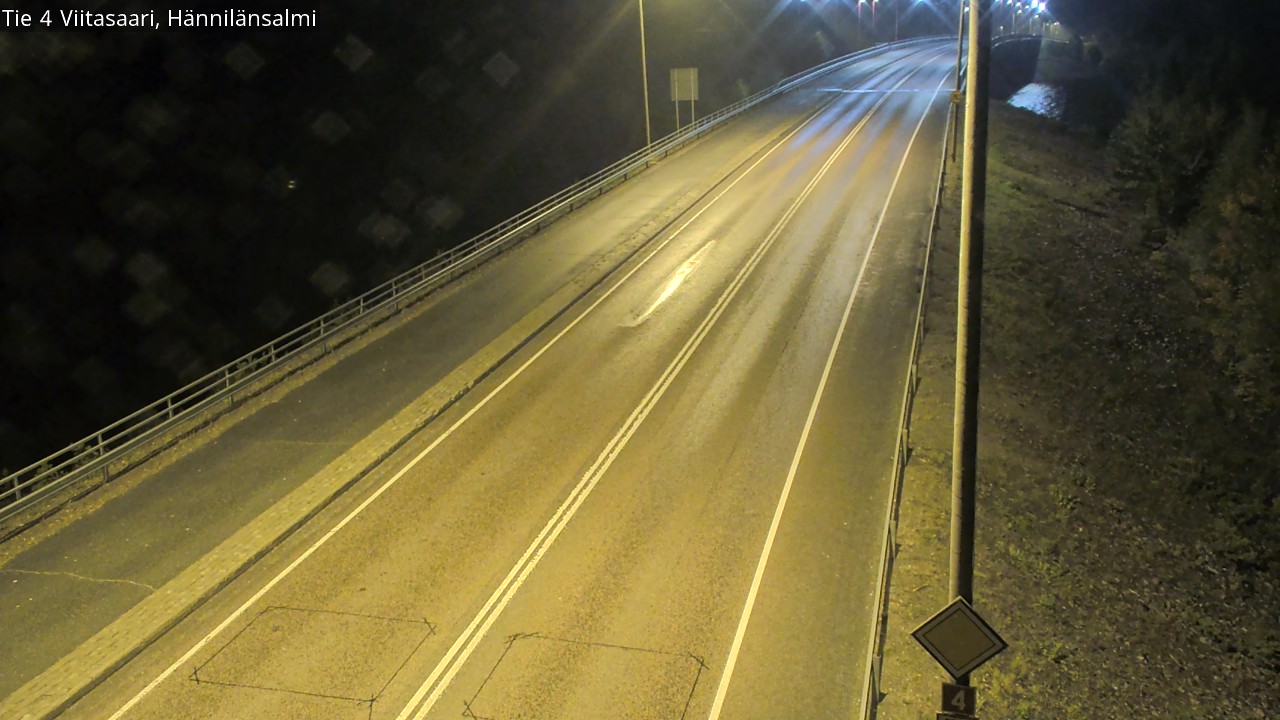 Weather Camera Image Väg 4 Viitasaari Hännilänsalmi, Viitasaari, Keski-Suomi
