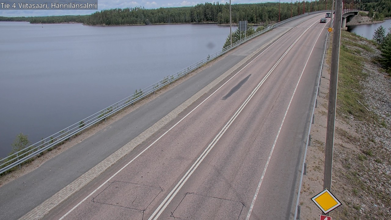 Weather Camera Image Road 4 Viitasaari Hännilänsalmi, Viitasaari, Keski-Suomi
