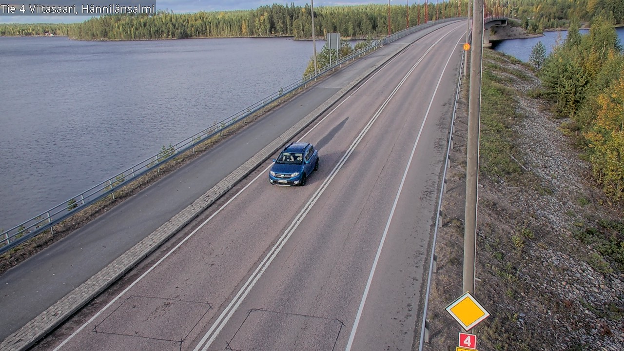 Weather Camera Image Väg 4 Viitasaari Hännilänsalmi, Viitasaari, Keski-Suomi