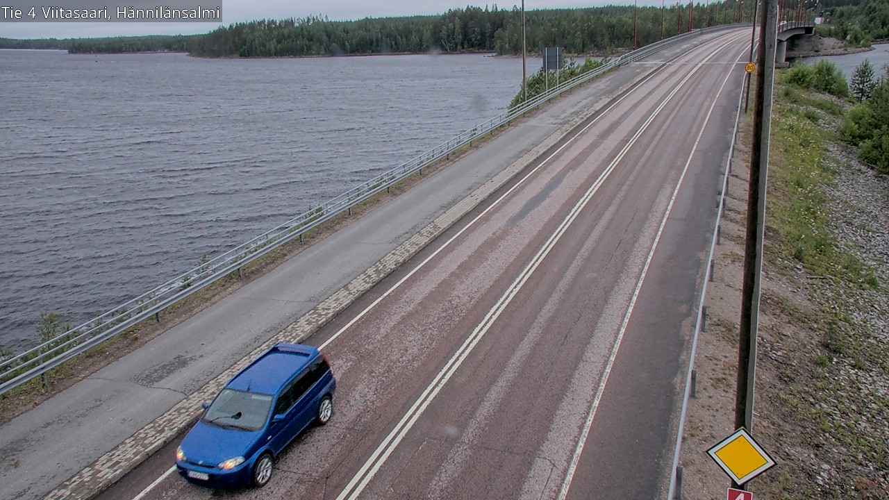 Weather Camera Image Road 4 Viitasaari Hännilänsalmi, Viitasaari, Keski-Suomi