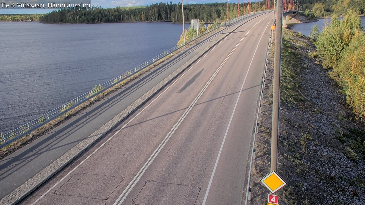 Weather Camera Image Road 4 Viitasaari Hännilänsalmi, Viitasaari, Keski-Suomi