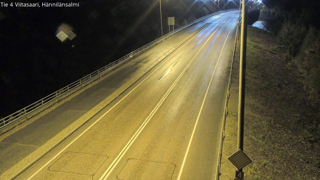 Weather Camera Image Väg 4 Viitasaari Hännilänsalmi, Viitasaari, Keski-Suomi