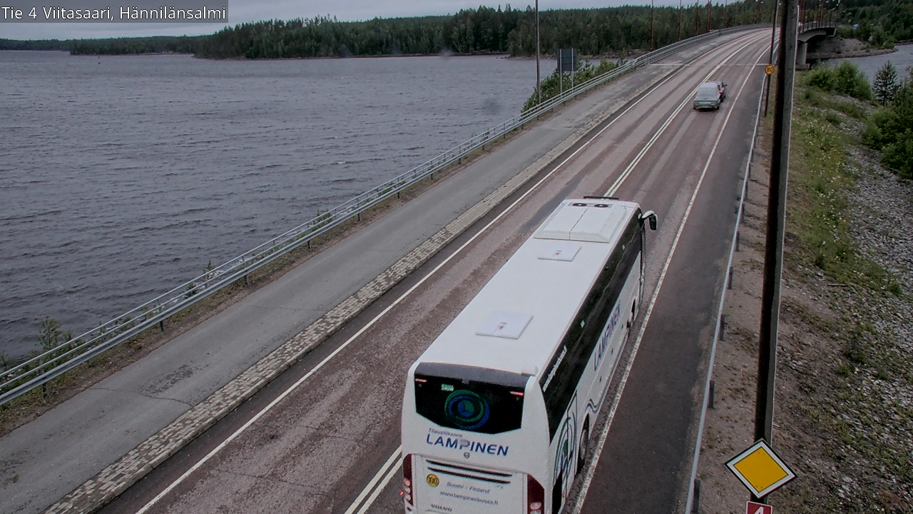 Weather Camera Image Road 4 Viitasaari Hännilänsalmi, Viitasaari, Keski-Suomi