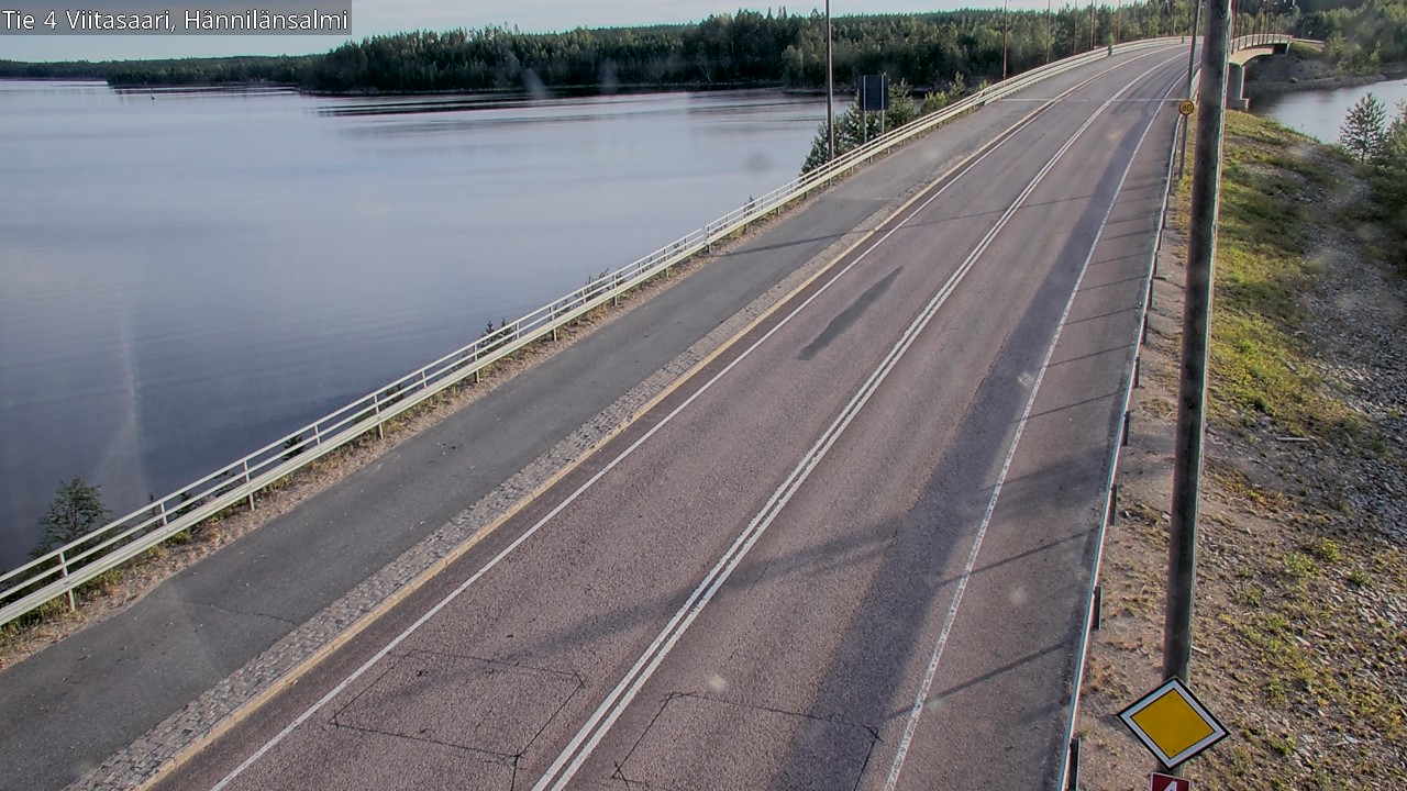 Weather Camera Image Road 4 Viitasaari Hännilänsalmi, Viitasaari, Keski-Suomi