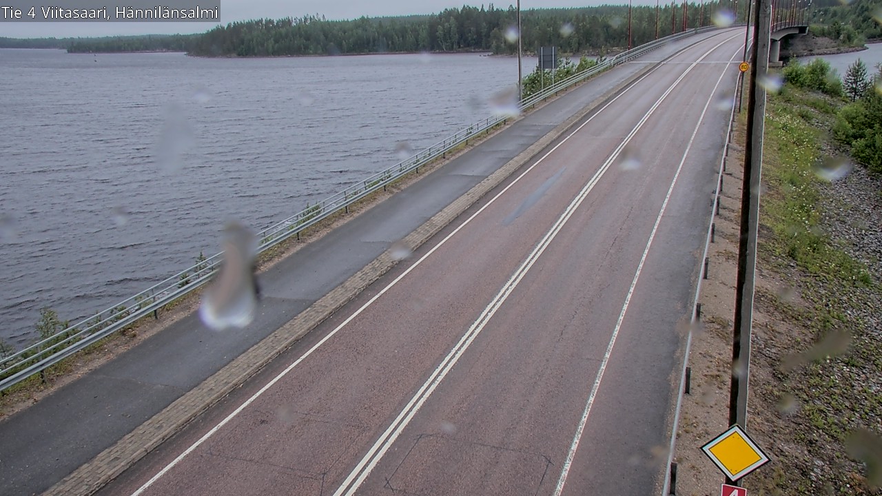Weather Camera Image Road 4 Viitasaari Hännilänsalmi, Viitasaari, Keski-Suomi