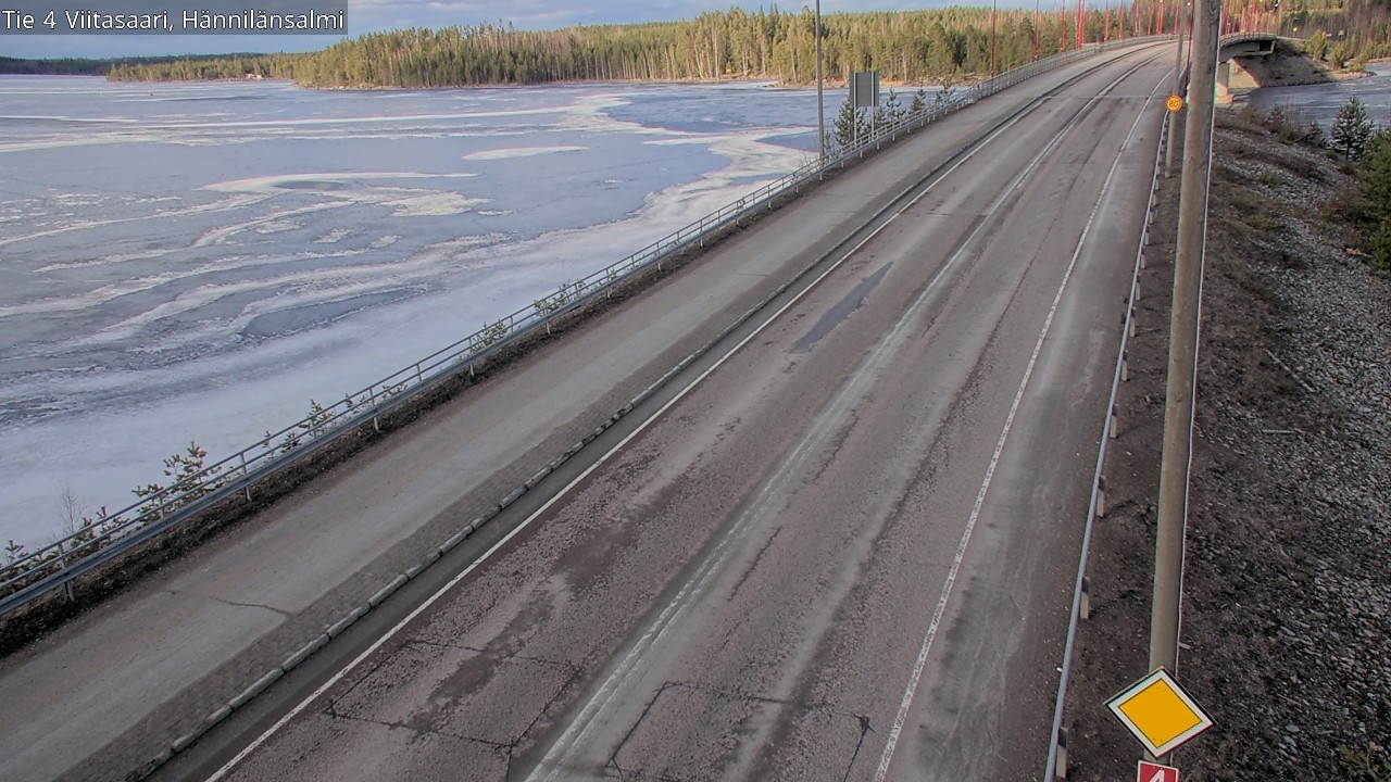 Weather Camera Image Road 4 Viitasaari Hännilänsalmi, Viitasaari, Keski-Suomi