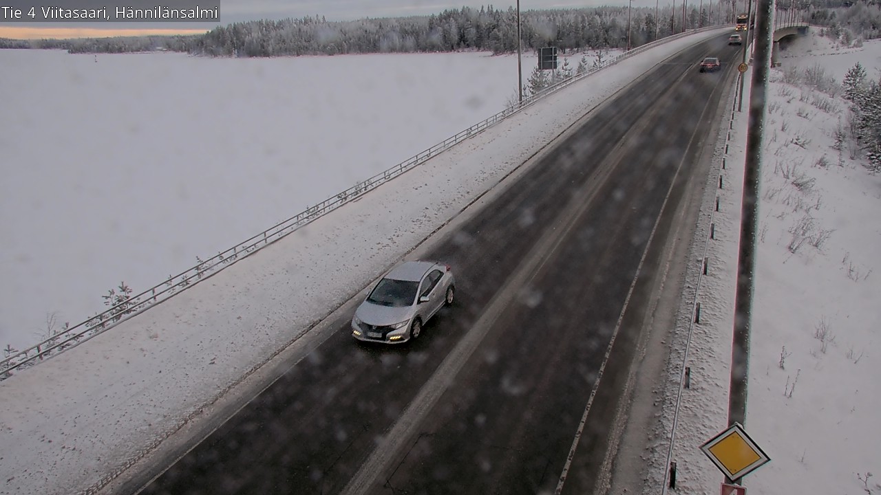Weather Camera Image Väg 4 Viitasaari Hännilänsalmi, Viitasaari, Keski-Suomi