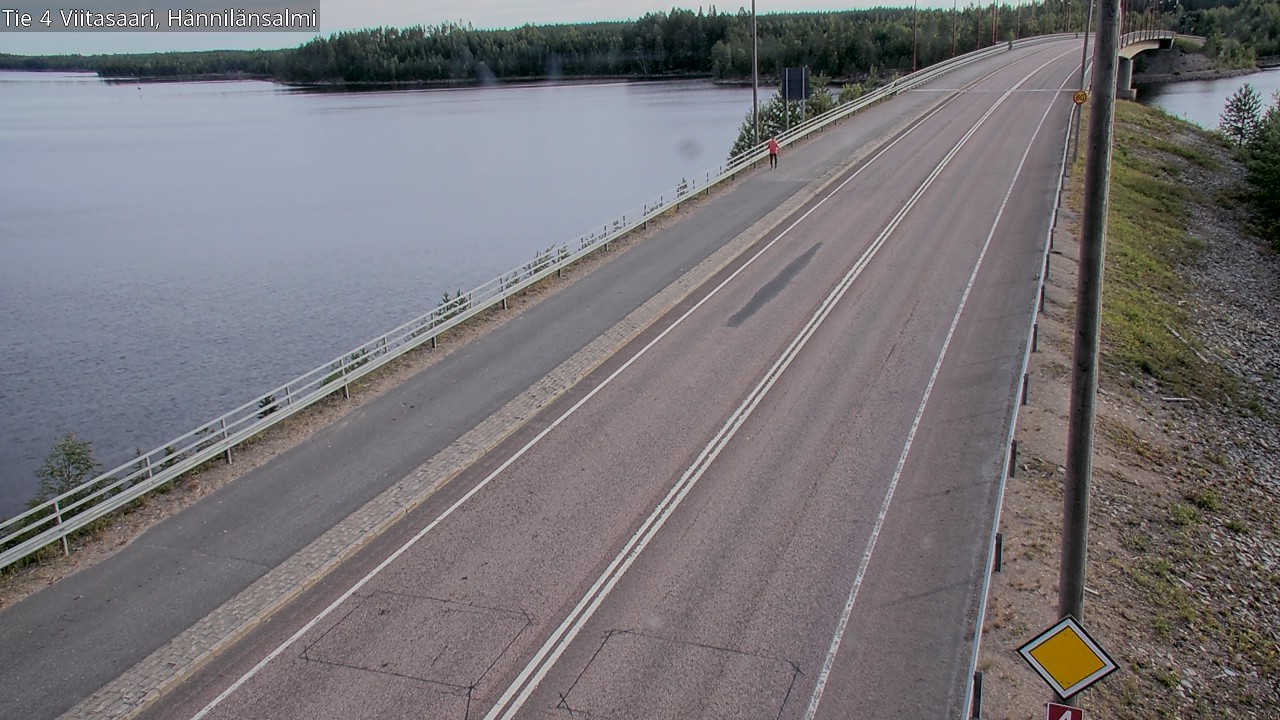 Weather Camera Image Road 4 Viitasaari Hännilänsalmi, Viitasaari, Keski-Suomi