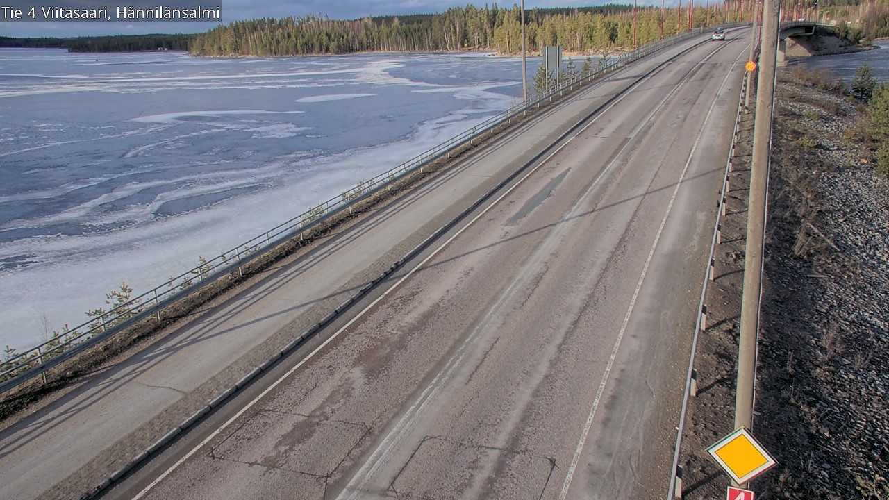 Weather Camera Image Road 4 Viitasaari Hännilänsalmi, Viitasaari, Keski-Suomi