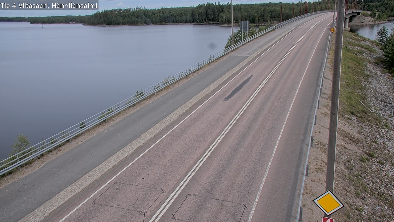 Weather Camera Image Road 4 Viitasaari Hännilänsalmi, Viitasaari, Keski-Suomi