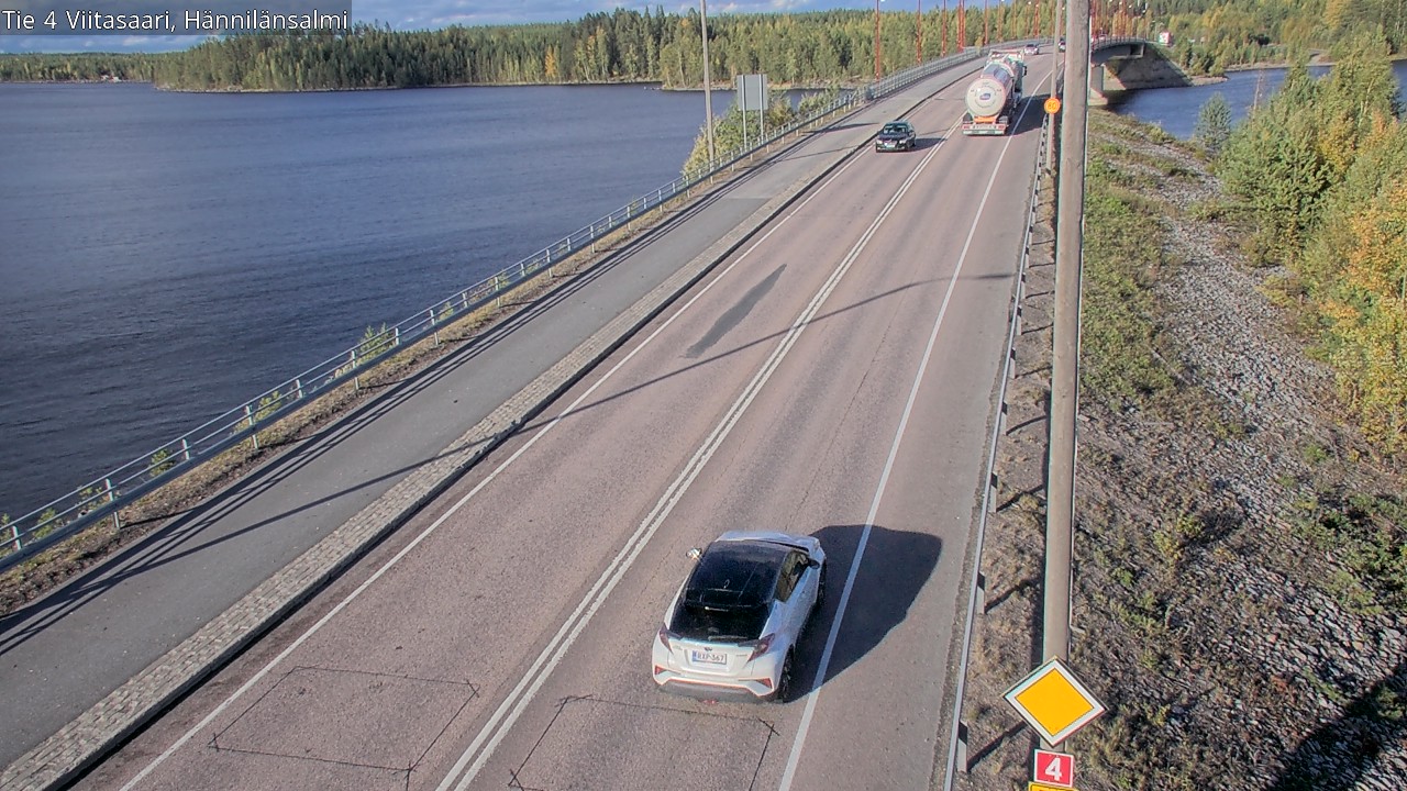 Weather Camera Image Road 4 Viitasaari Hännilänsalmi, Viitasaari, Keski-Suomi