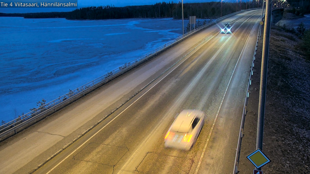 Weather Camera Image Road 4 Viitasaari Hännilänsalmi, Viitasaari, Keski-Suomi