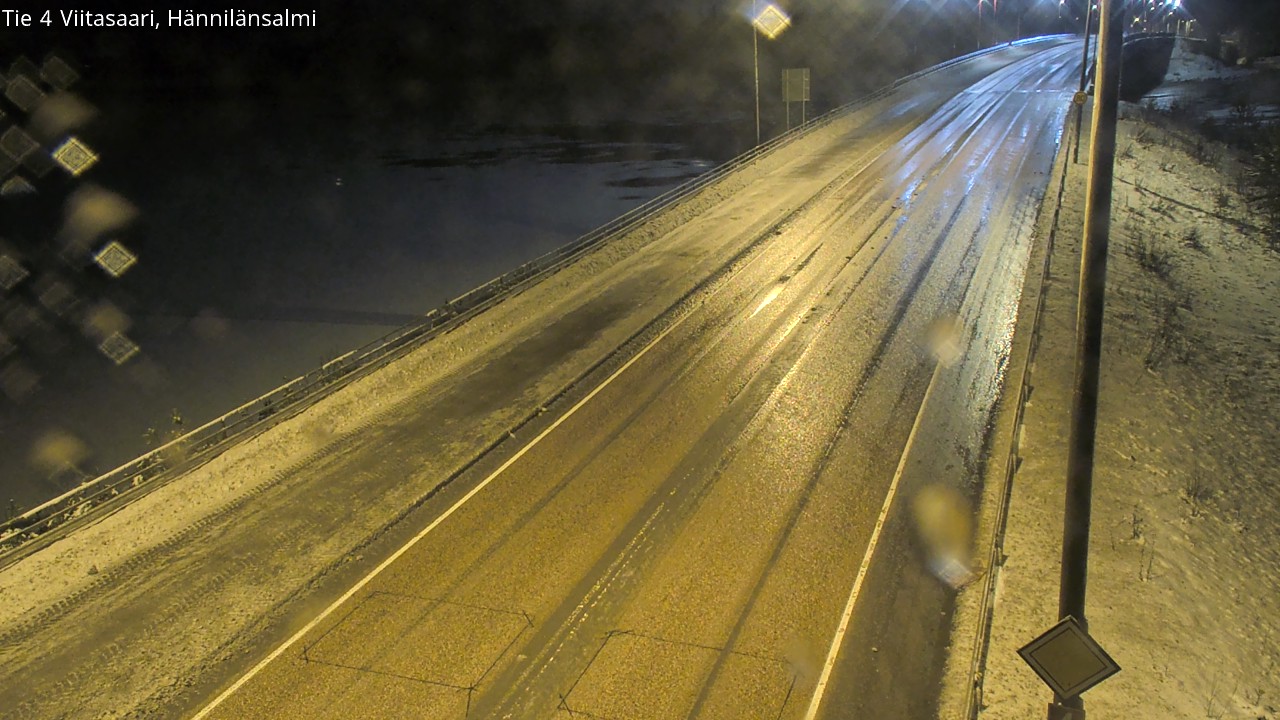 Weather Camera Image Väg 4 Viitasaari Hännilänsalmi, Viitasaari, Keski-Suomi