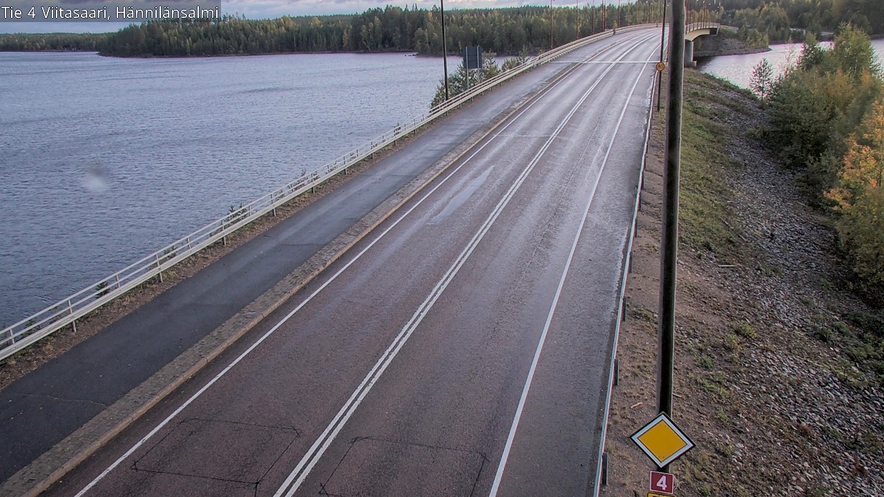 Weather Camera Image Väg 4 Viitasaari Hännilänsalmi, Viitasaari, Keski-Suomi