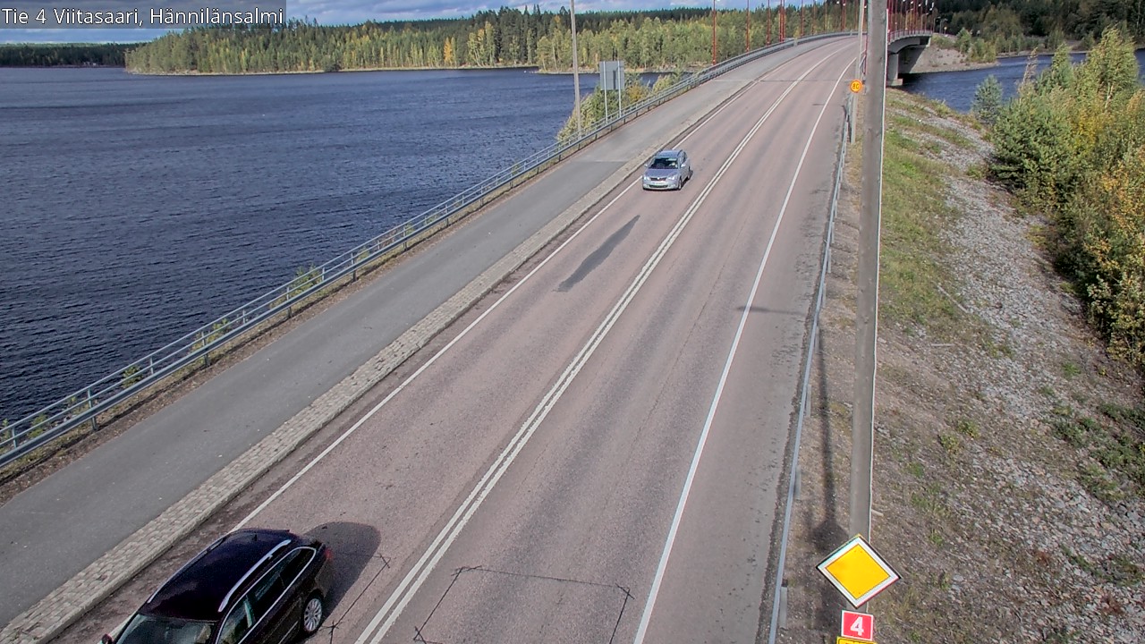 Weather Camera Image Road 4 Viitasaari Hännilänsalmi, Viitasaari, Keski-Suomi