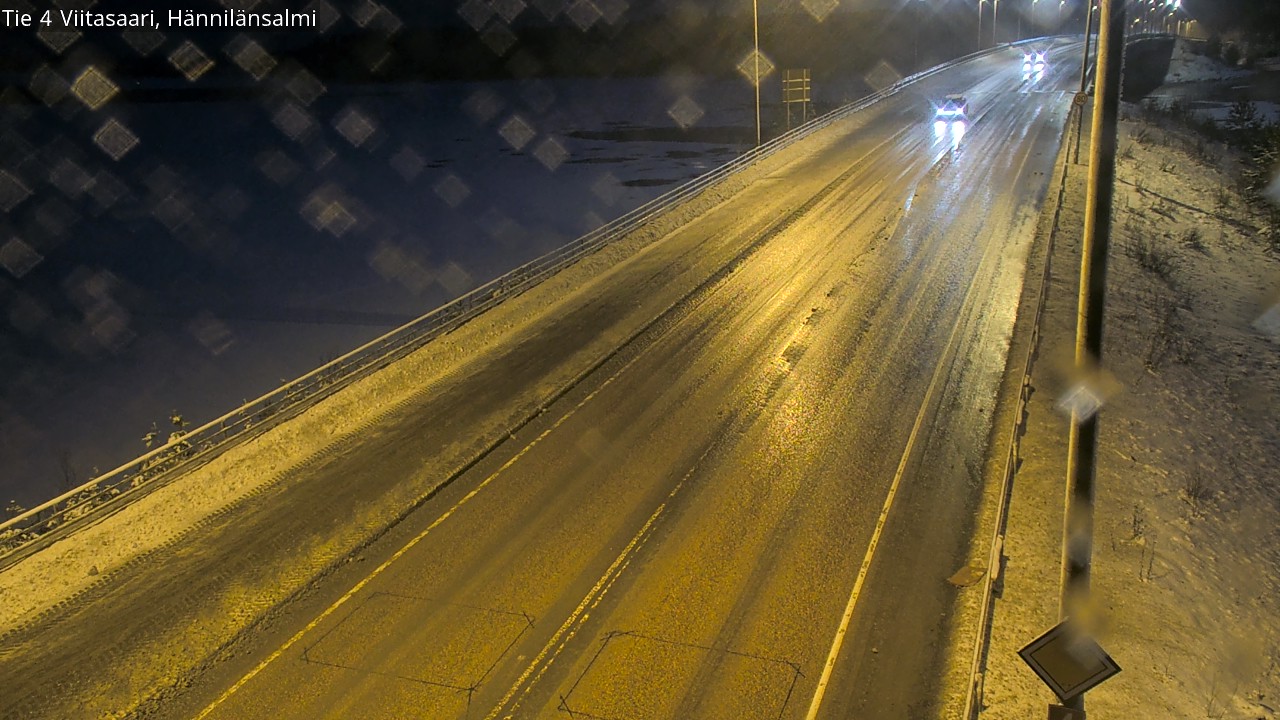 Weather Camera Image Väg 4 Viitasaari Hännilänsalmi, Viitasaari, Keski-Suomi