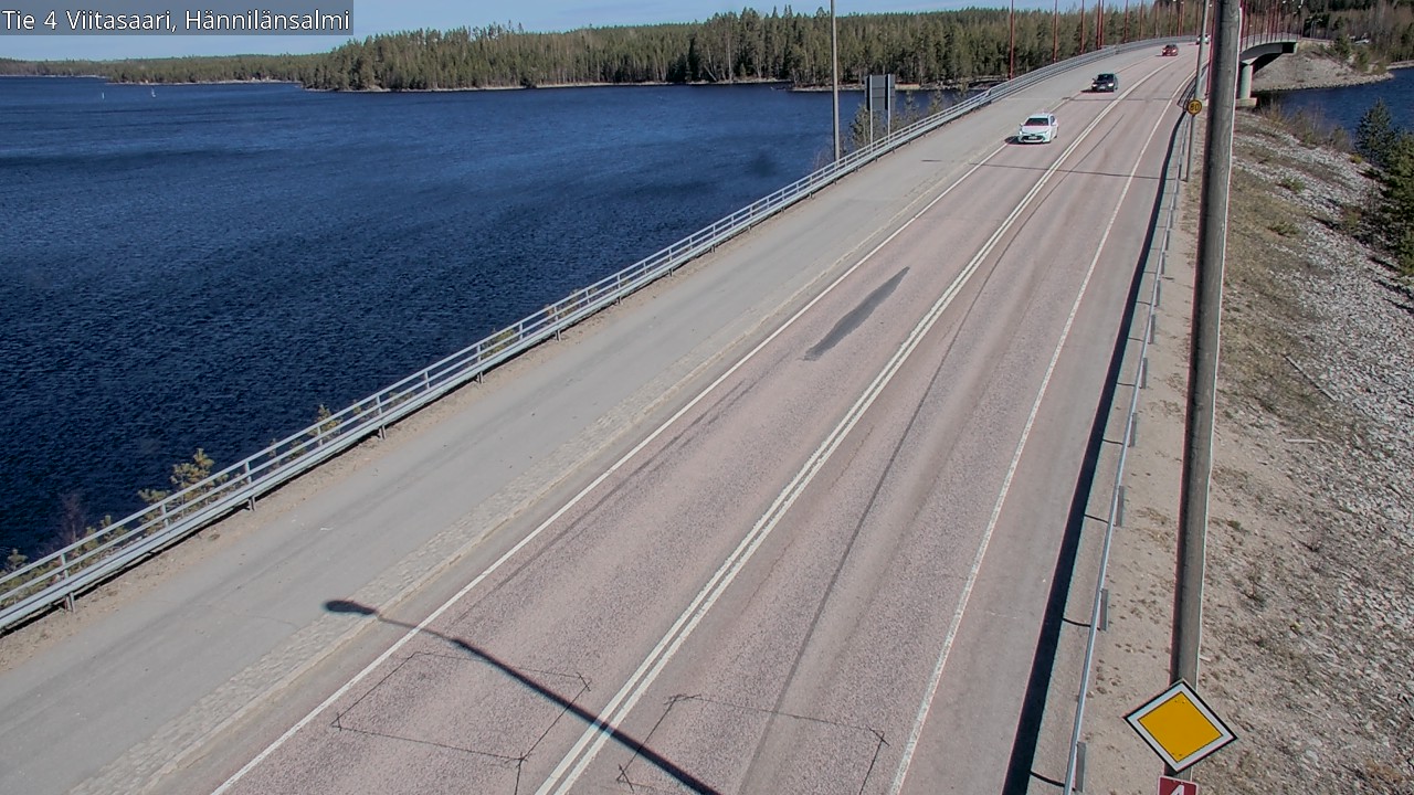 Weather Camera Image Road 4 Viitasaari Hännilänsalmi, Viitasaari, Keski-Suomi