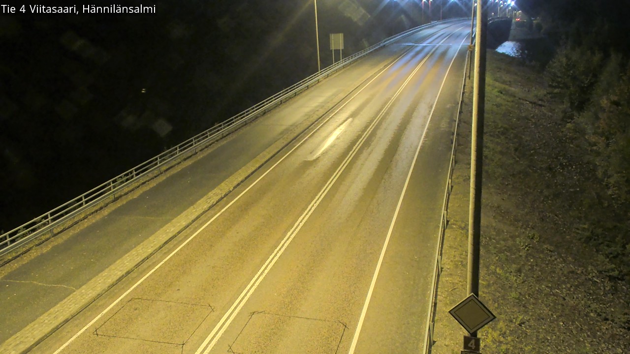 Weather Camera Image Väg 4 Viitasaari Hännilänsalmi, Viitasaari, Keski-Suomi