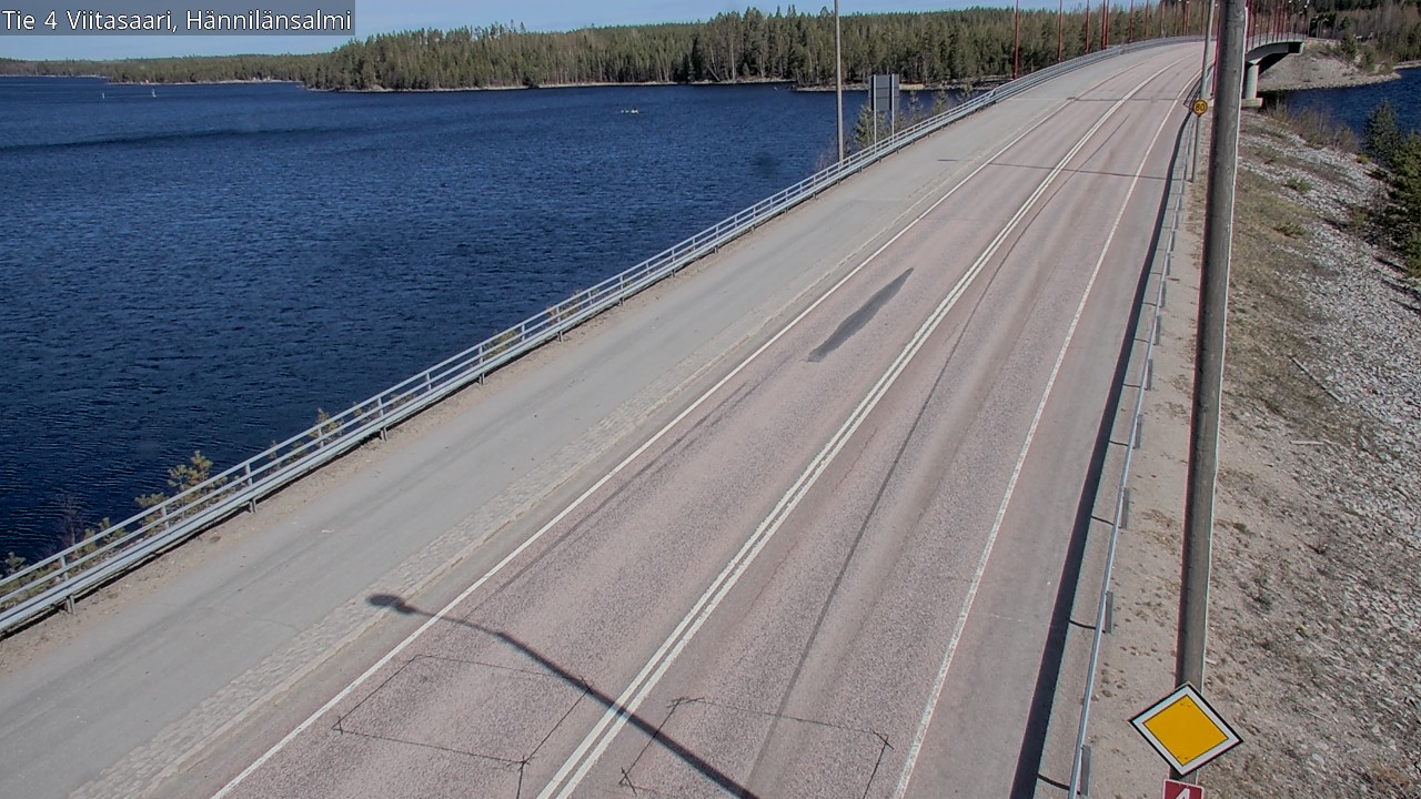 Weather Camera Image Road 4 Viitasaari Hännilänsalmi, Viitasaari, Keski-Suomi