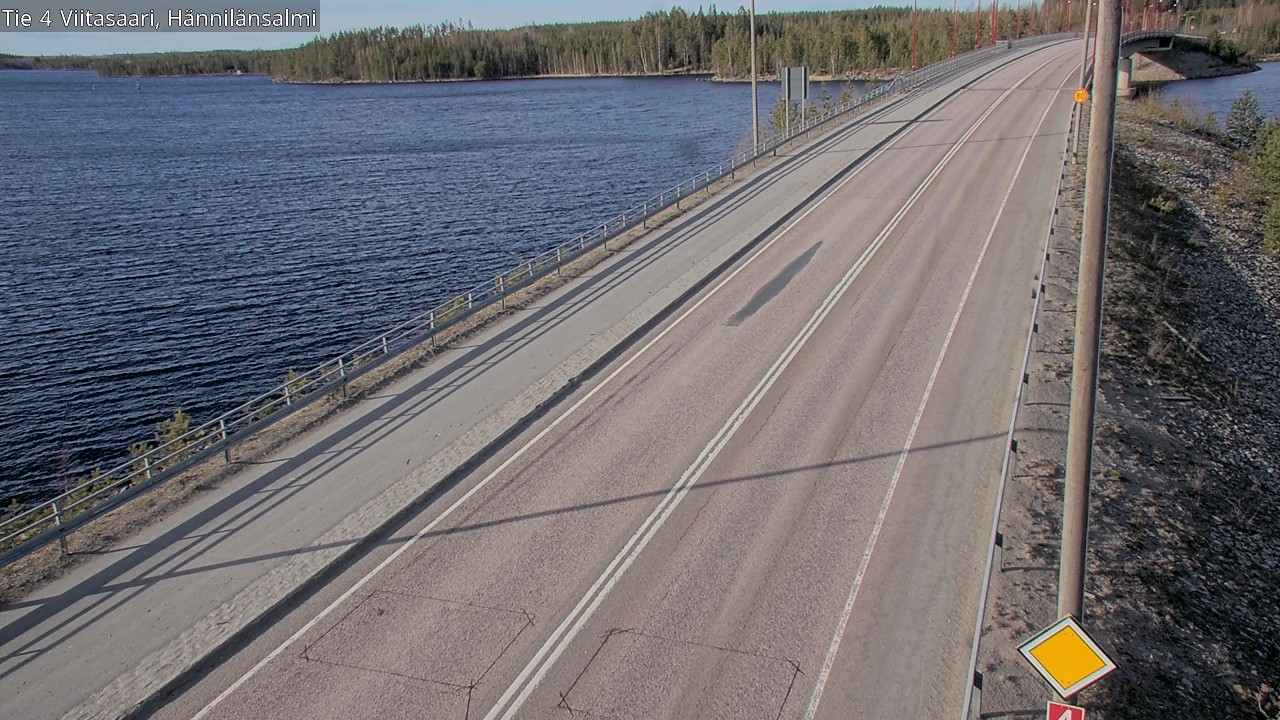 Weather Camera Image Väg 4 Viitasaari Hännilänsalmi, Viitasaari, Keski-Suomi
