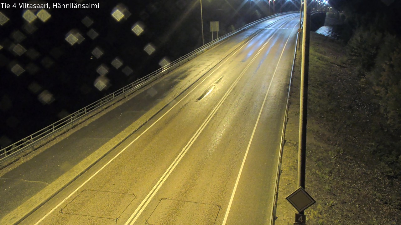 Weather Camera Image Väg 4 Viitasaari Hännilänsalmi, Viitasaari, Keski-Suomi