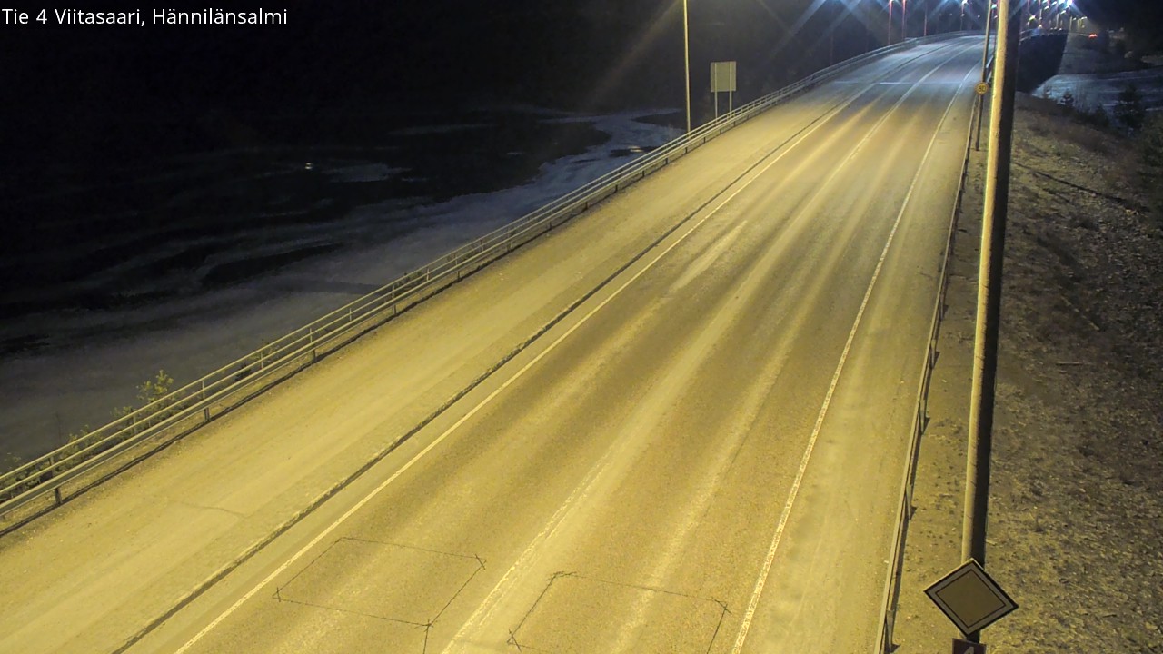 Weather Camera Image Road 4 Viitasaari Hännilänsalmi, Viitasaari, Keski-Suomi