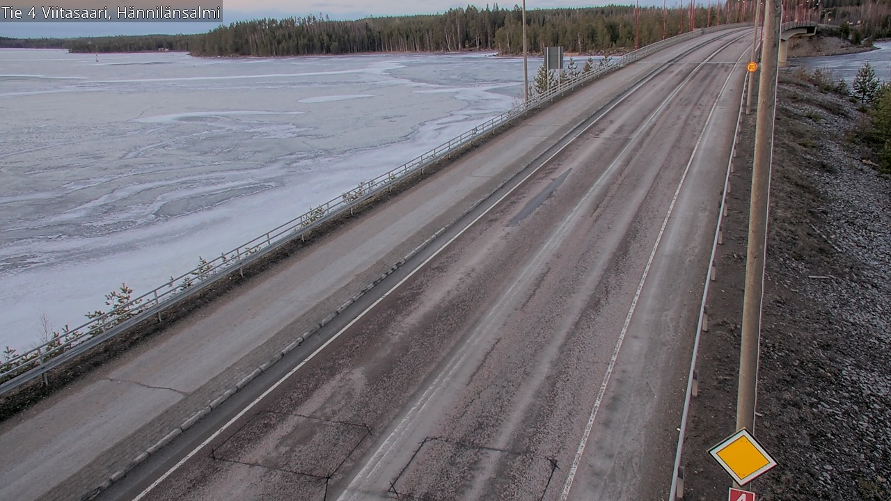 Weather Camera Image Road 4 Viitasaari Hännilänsalmi, Viitasaari, Keski-Suomi