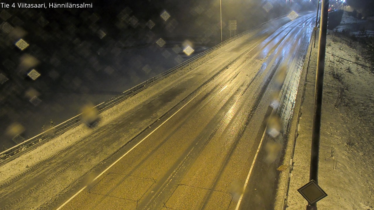 Weather Camera Image Väg 4 Viitasaari Hännilänsalmi, Viitasaari, Keski-Suomi