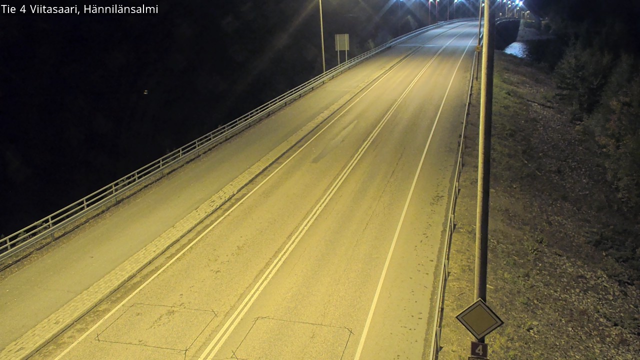 Weather Camera Image Väg 4 Viitasaari Hännilänsalmi, Viitasaari, Keski-Suomi