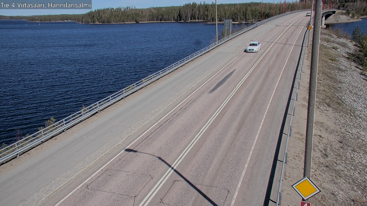 Weather Camera Image Väg 4 Viitasaari Hännilänsalmi, Viitasaari, Keski-Suomi