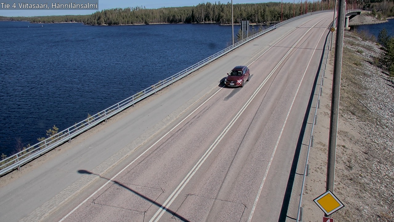 Weather Camera Image Road 4 Viitasaari Hännilänsalmi, Viitasaari, Keski-Suomi