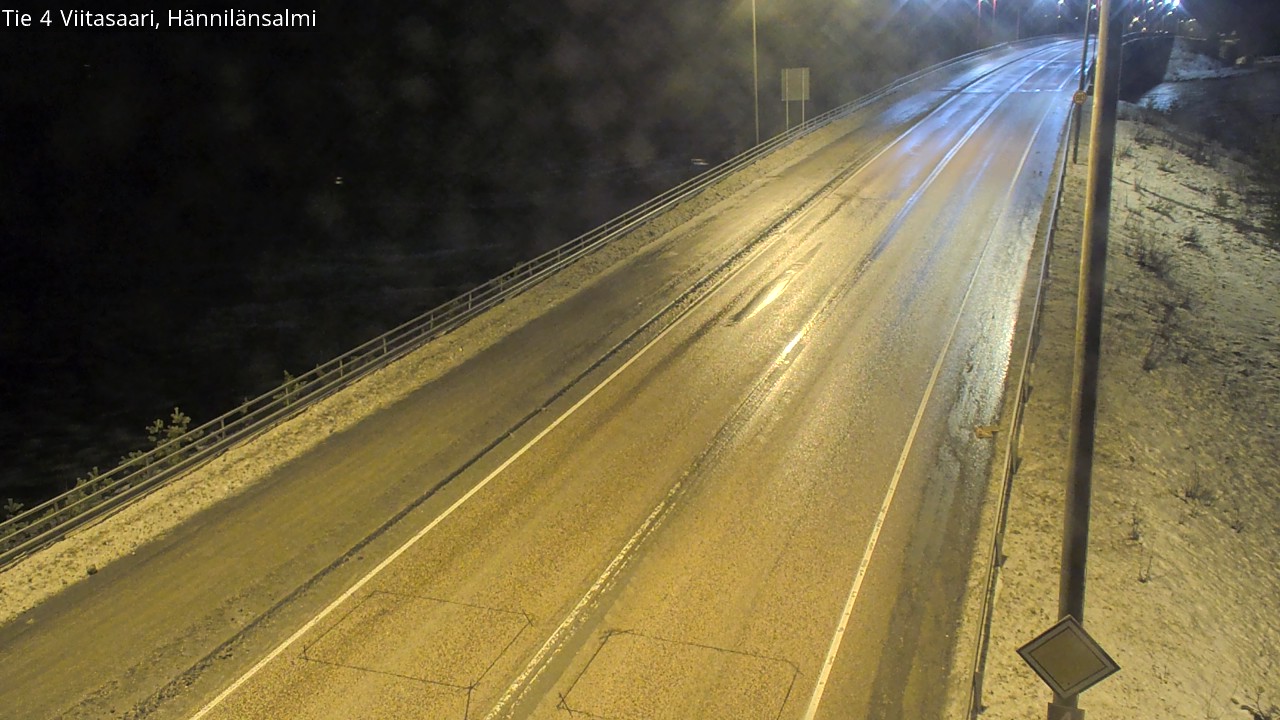 Weather Camera Image Väg 4 Viitasaari Hännilänsalmi, Viitasaari, Keski-Suomi