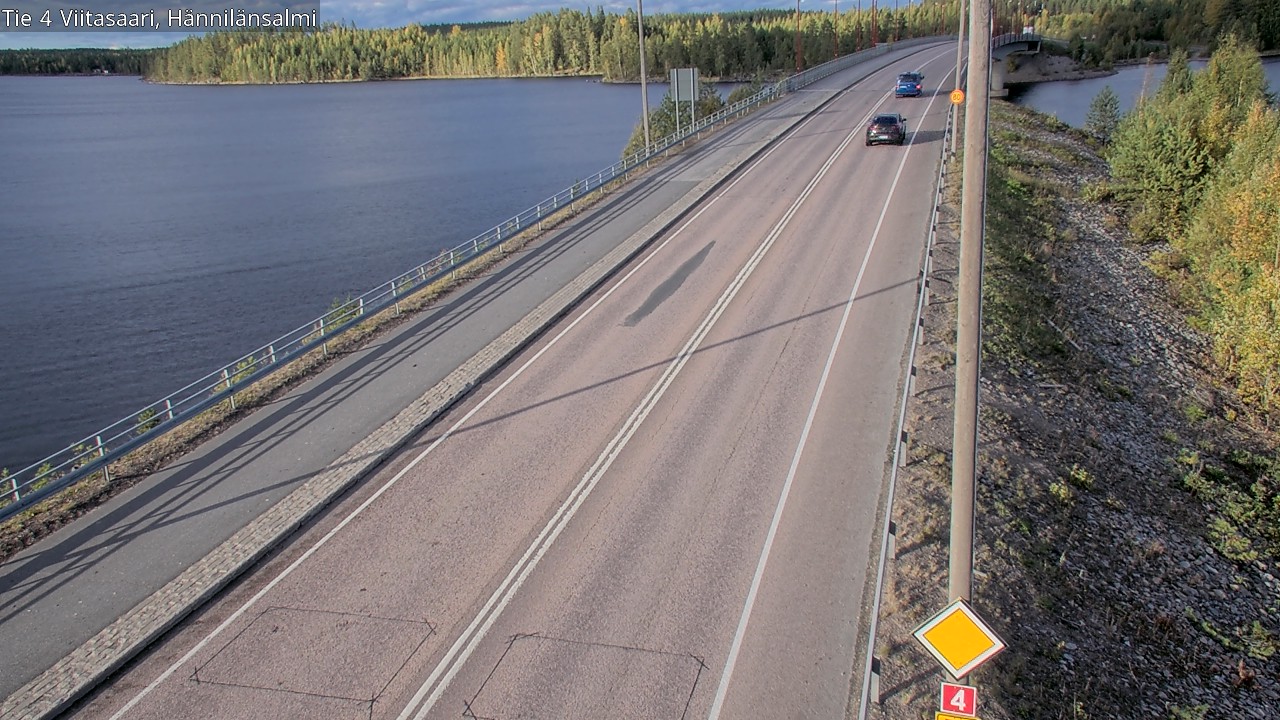 Weather Camera Image Road 4 Viitasaari Hännilänsalmi, Viitasaari, Keski-Suomi