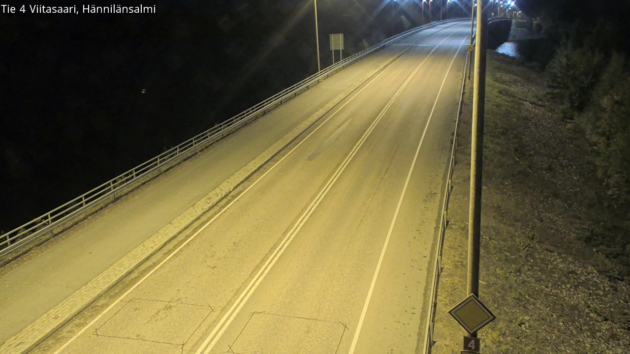 Weather Camera Image Väg 4 Viitasaari Hännilänsalmi, Viitasaari, Keski-Suomi