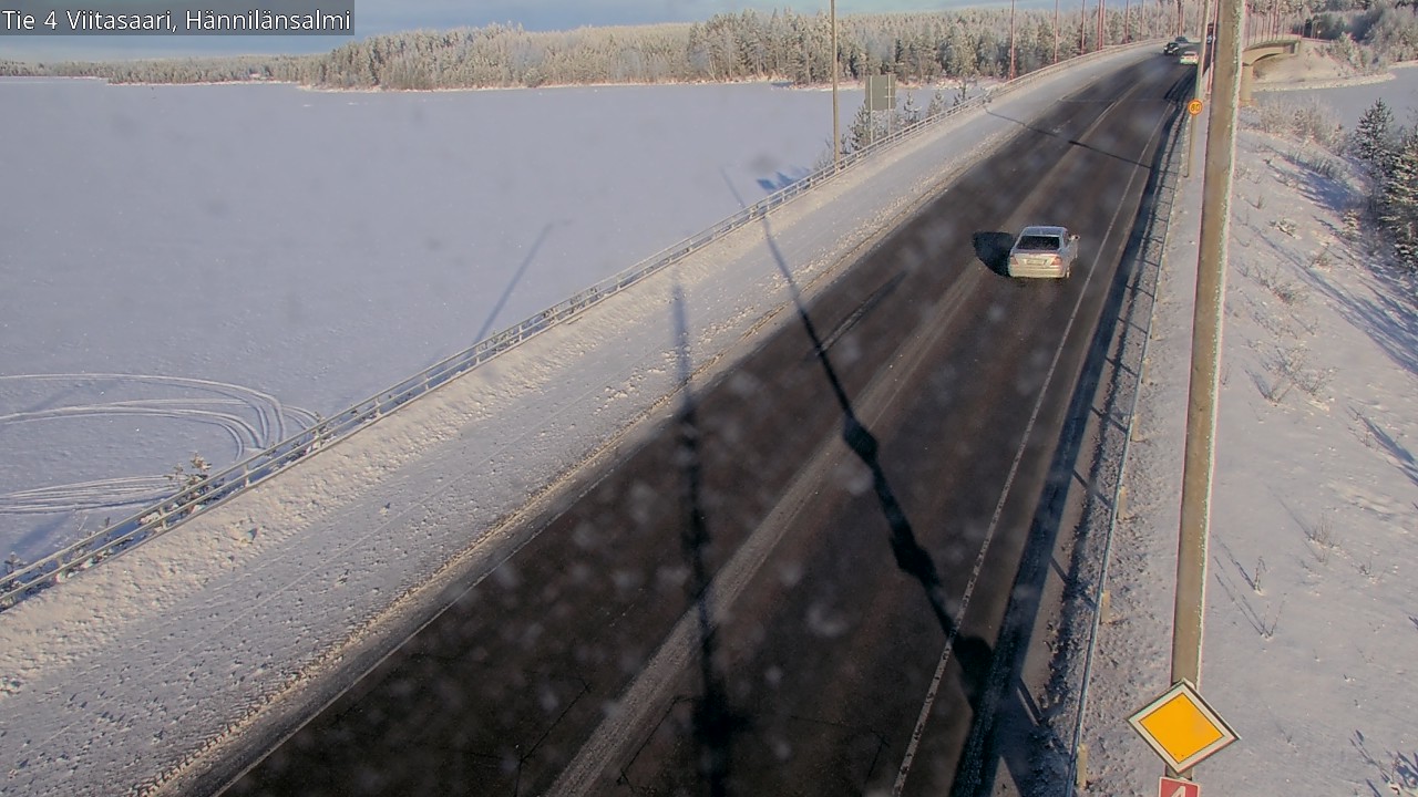 Weather Camera Image Road 4 Viitasaari Hännilänsalmi, Viitasaari, Keski-Suomi