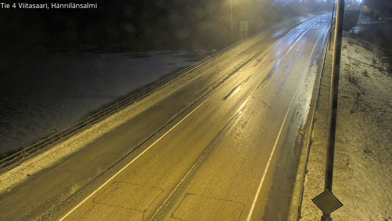 Weather Camera Image Väg 4 Viitasaari Hännilänsalmi, Viitasaari, Keski-Suomi