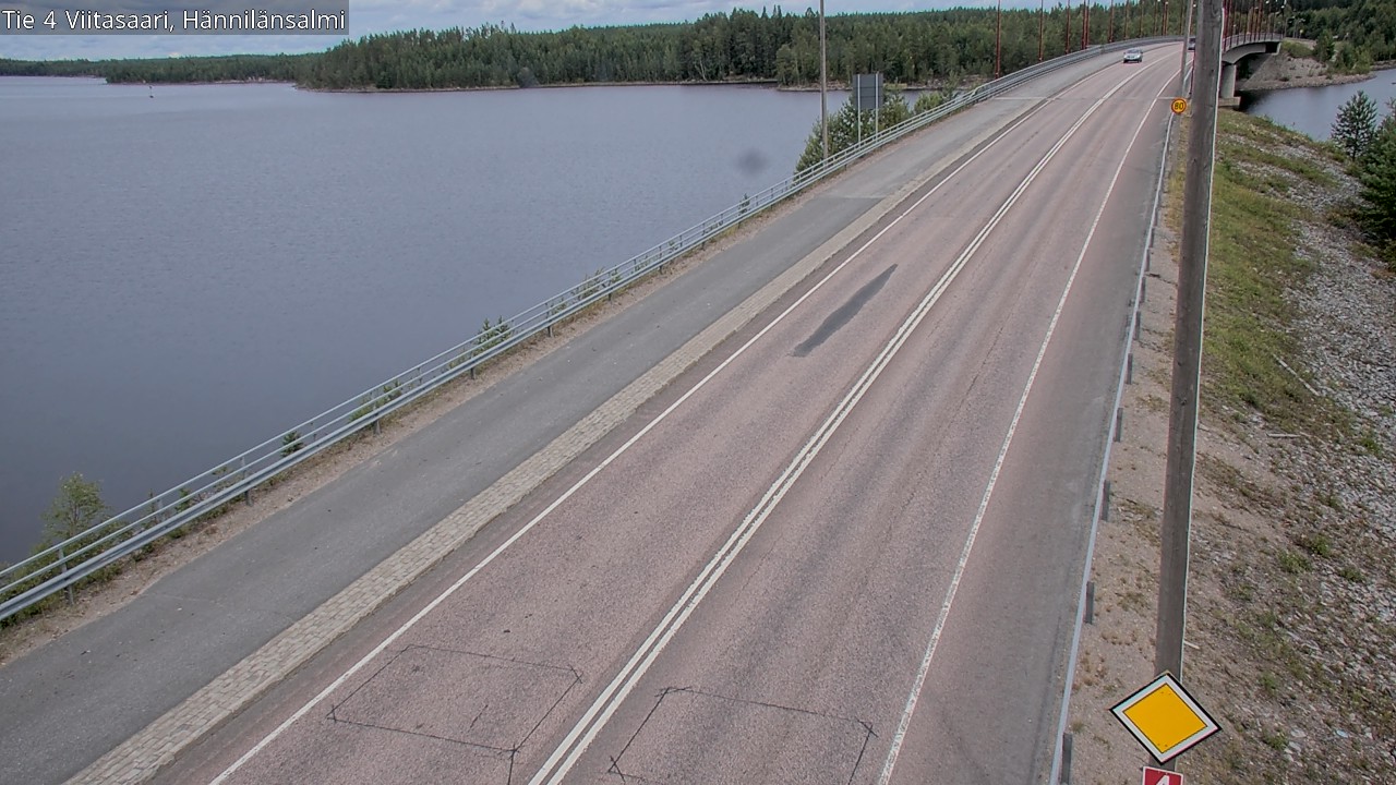 Weather Camera Image Road 4 Viitasaari Hännilänsalmi, Viitasaari, Keski-Suomi