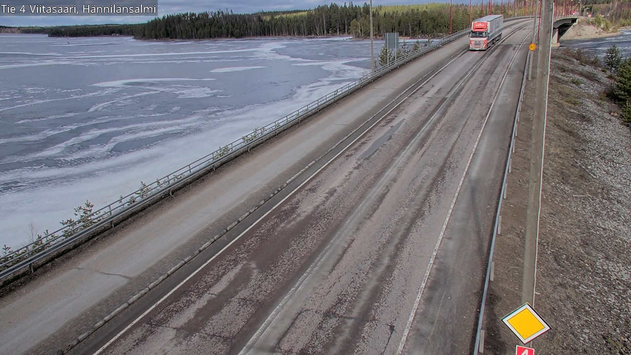 Weather Camera Image Road 4 Viitasaari Hännilänsalmi, Viitasaari, Keski-Suomi