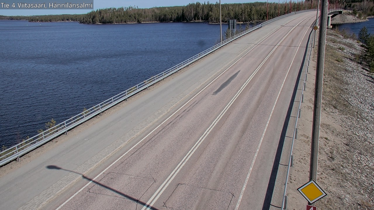Weather Camera Image Väg 4 Viitasaari Hännilänsalmi, Viitasaari, Keski-Suomi