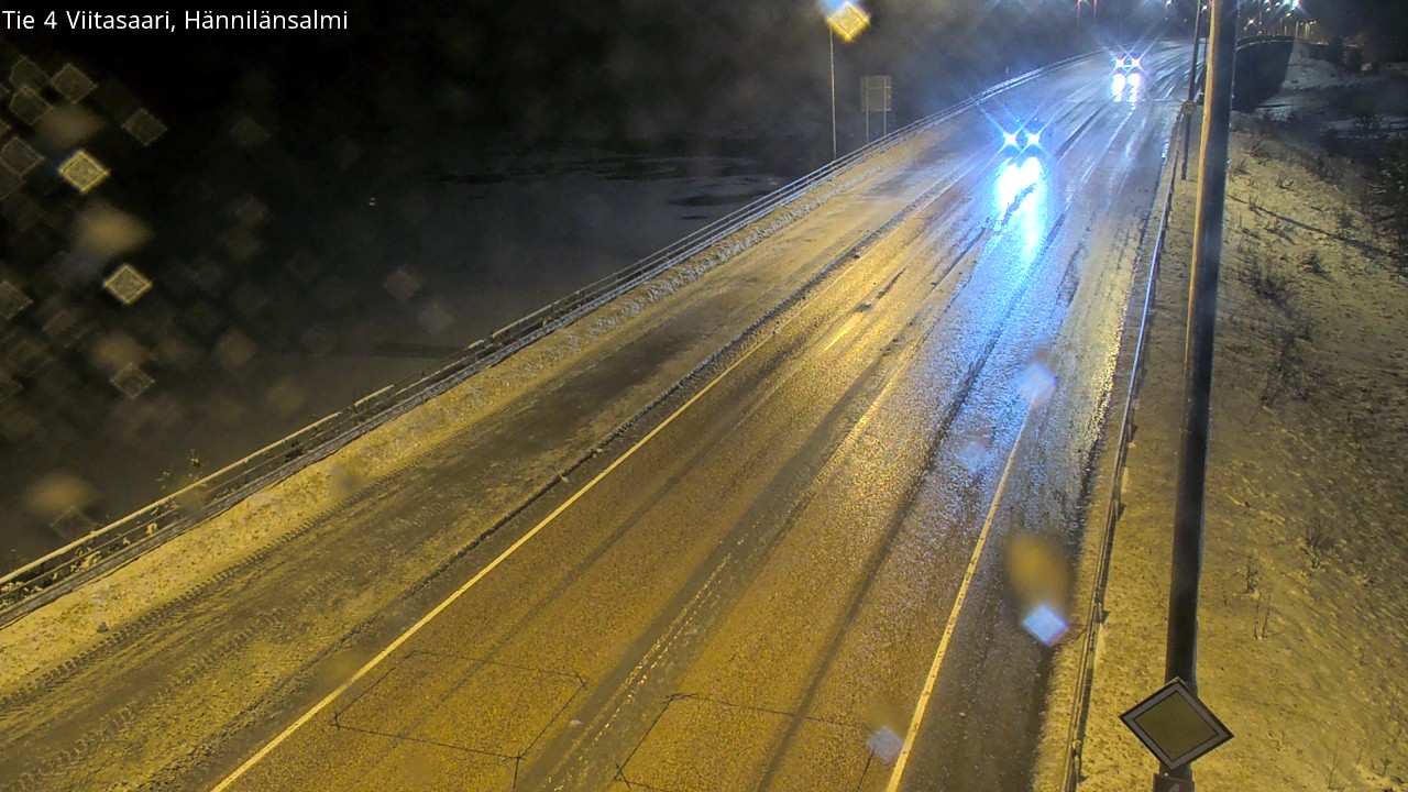 Weather Camera Image Väg 4 Viitasaari Hännilänsalmi, Viitasaari, Keski-Suomi