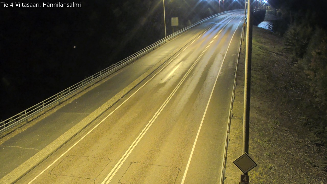 Weather Camera Image Väg 4 Viitasaari Hännilänsalmi, Viitasaari, Keski-Suomi