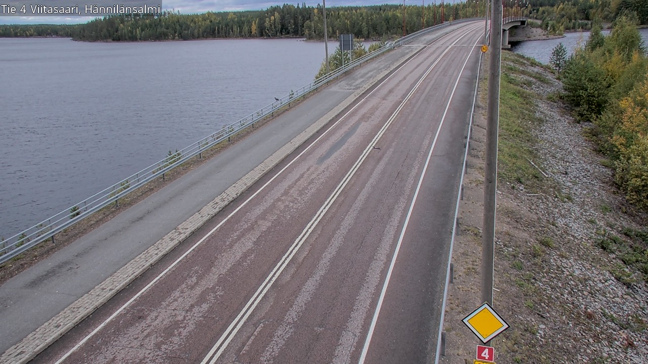 Weather Camera Image Väg 4 Viitasaari Hännilänsalmi, Viitasaari, Keski-Suomi