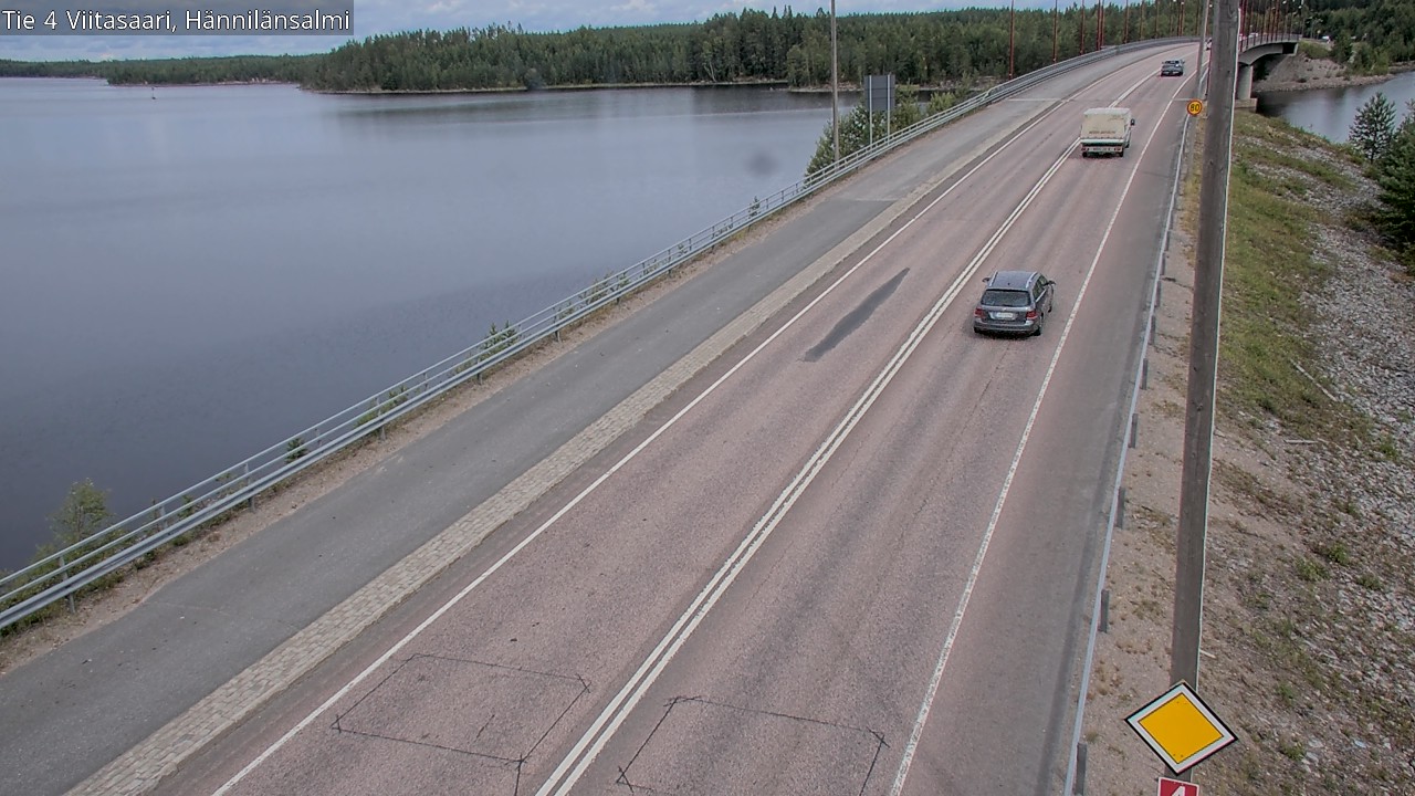 Weather Camera Image Road 4 Viitasaari Hännilänsalmi, Viitasaari, Keski-Suomi
