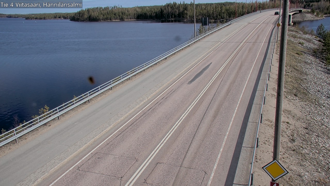 Weather Camera Image Road 4 Viitasaari Hännilänsalmi, Viitasaari, Keski-Suomi