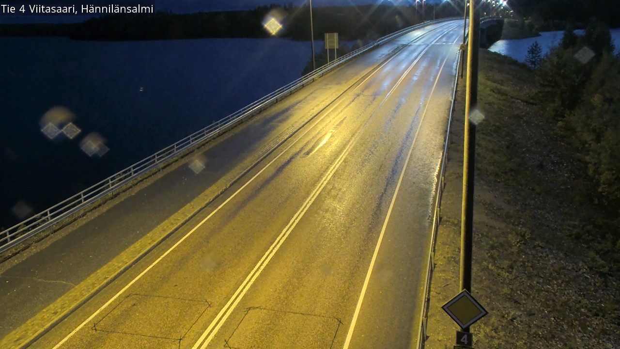 Weather Camera Image Väg 4 Viitasaari Hännilänsalmi, Viitasaari, Keski-Suomi