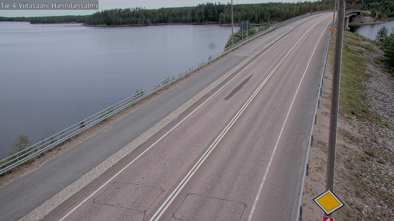 Weather Camera Image Road 4 Viitasaari Hännilänsalmi, Viitasaari, Keski-Suomi